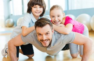 Father with Children
