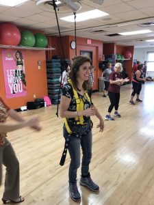 Member Robin Provost Demonstrating suspension system