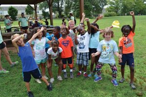 Kids Playing Outside at Middletown Family YMCA