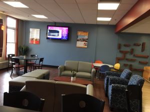 Lobby of Middletown Family YMCA